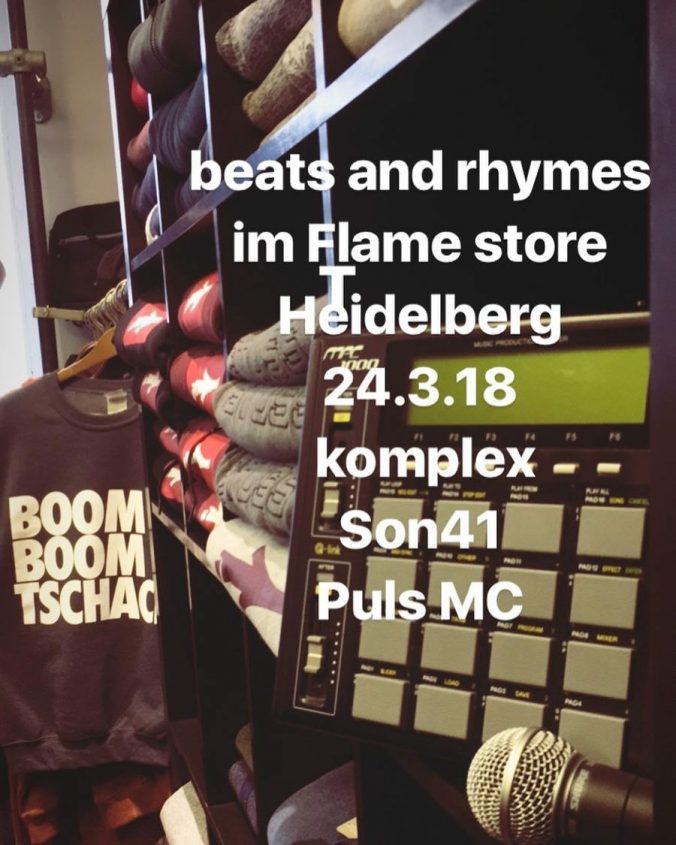 Beats &#038; Rhymes im Flame Store