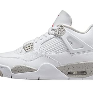 Herren Jordan 4 Retro White Oreo White/F …